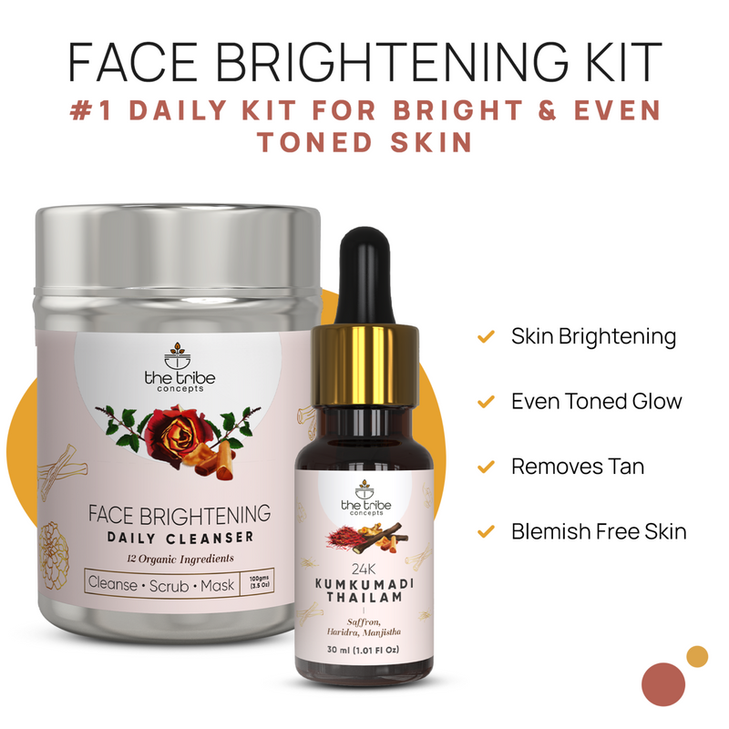 FACE BRIGHTENING KIT - The Tribe Concepts Face Kit